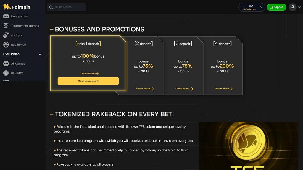 Fairspin Casino saidi ülevaade, boonused, tasuta keerutused ja päris mängijate arvustused